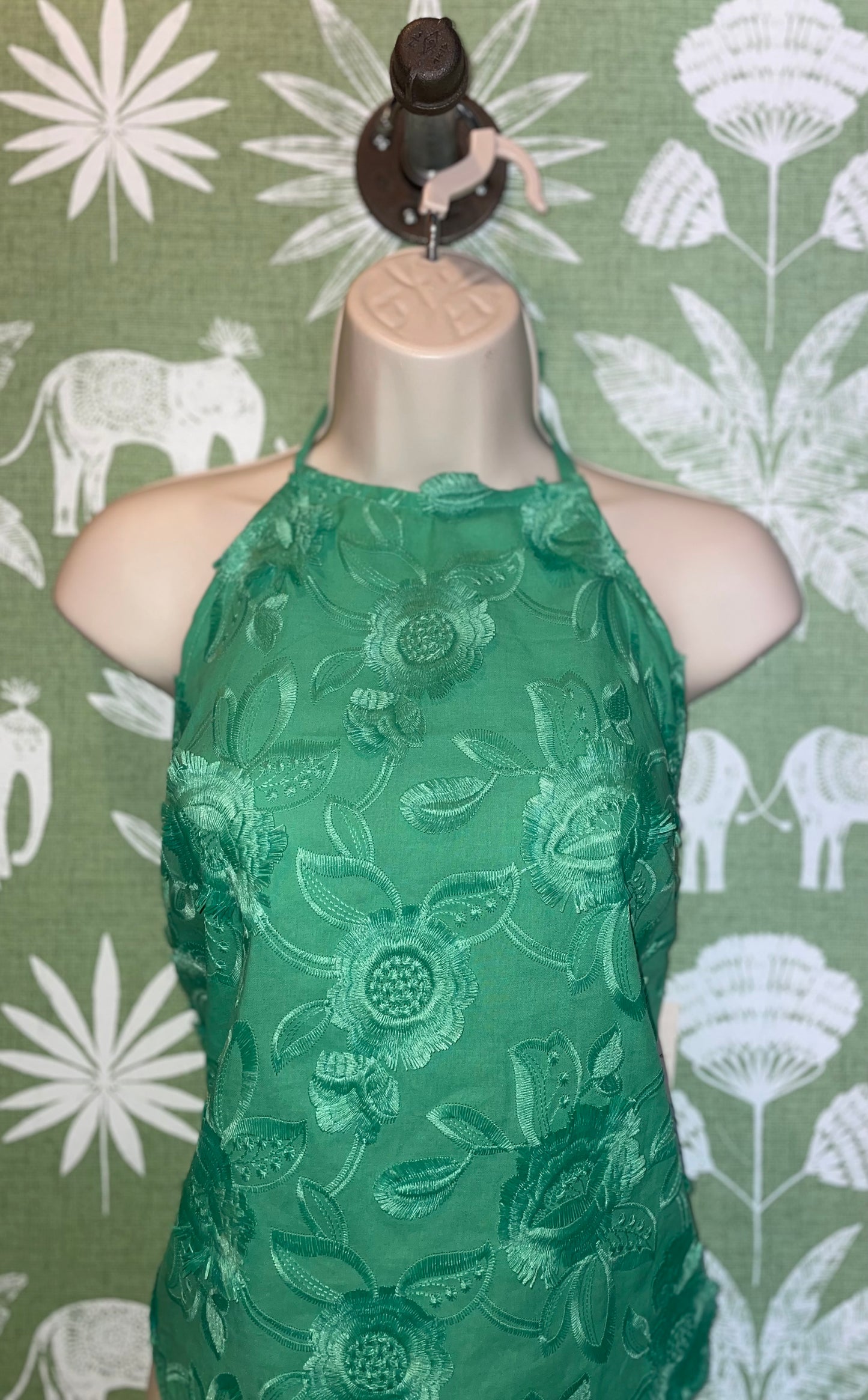 Floral Cotton Halter Top