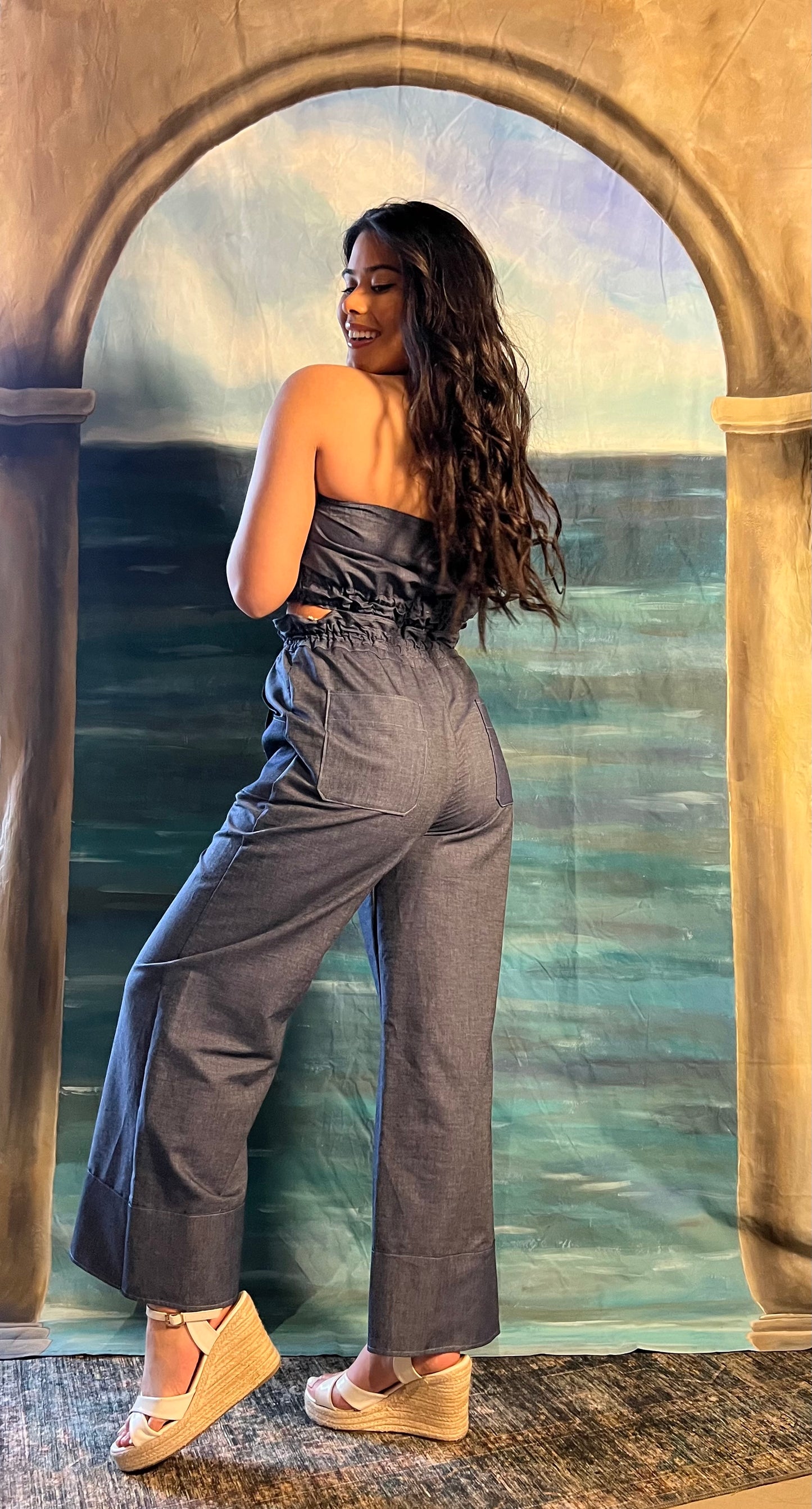 Denim Beach Pants