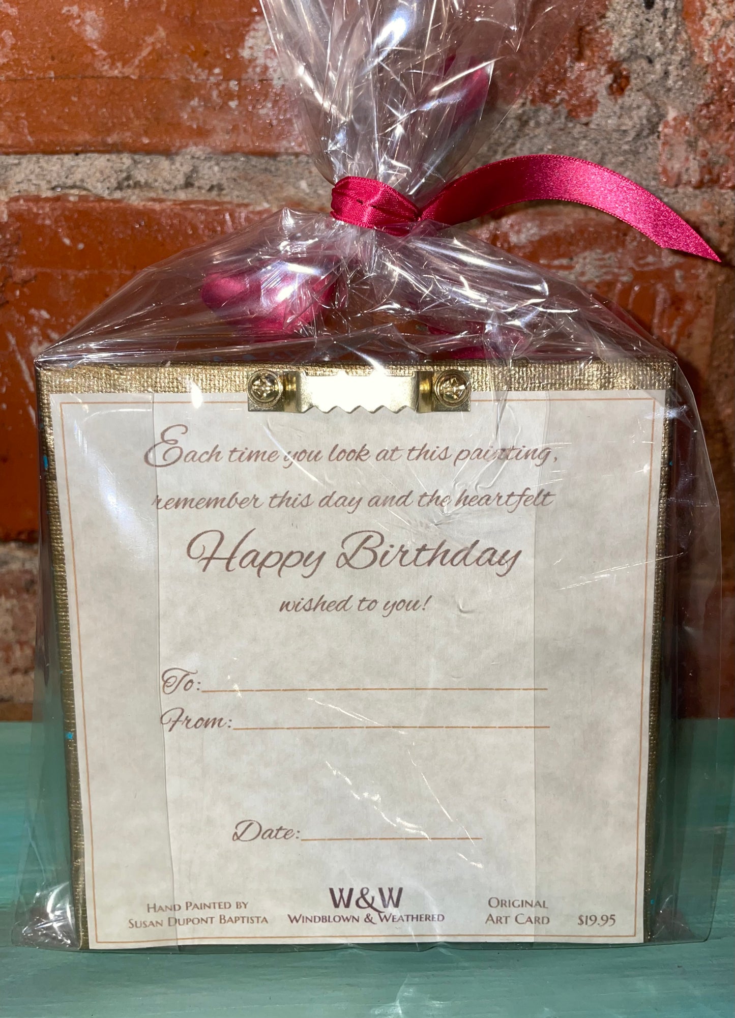 “Happy Birthday” Original Art Card