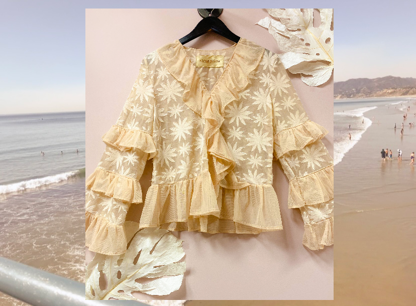 Cali Palms Blouse