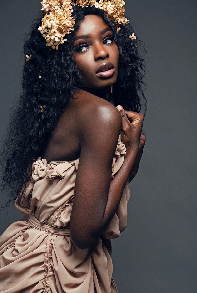 The Rouched Dress- Fleurs Pressées F/W VFW