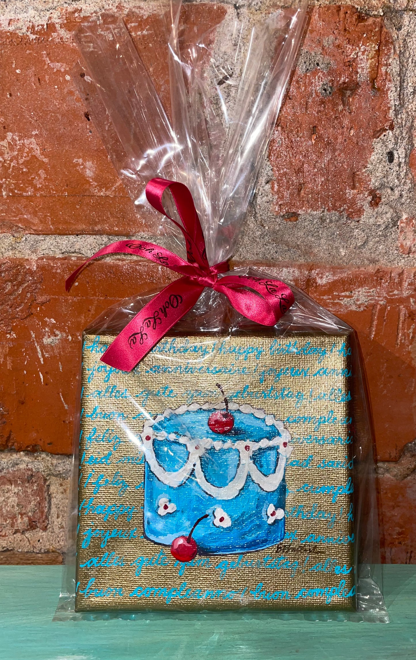 “Happy Birthday” Original Art Card