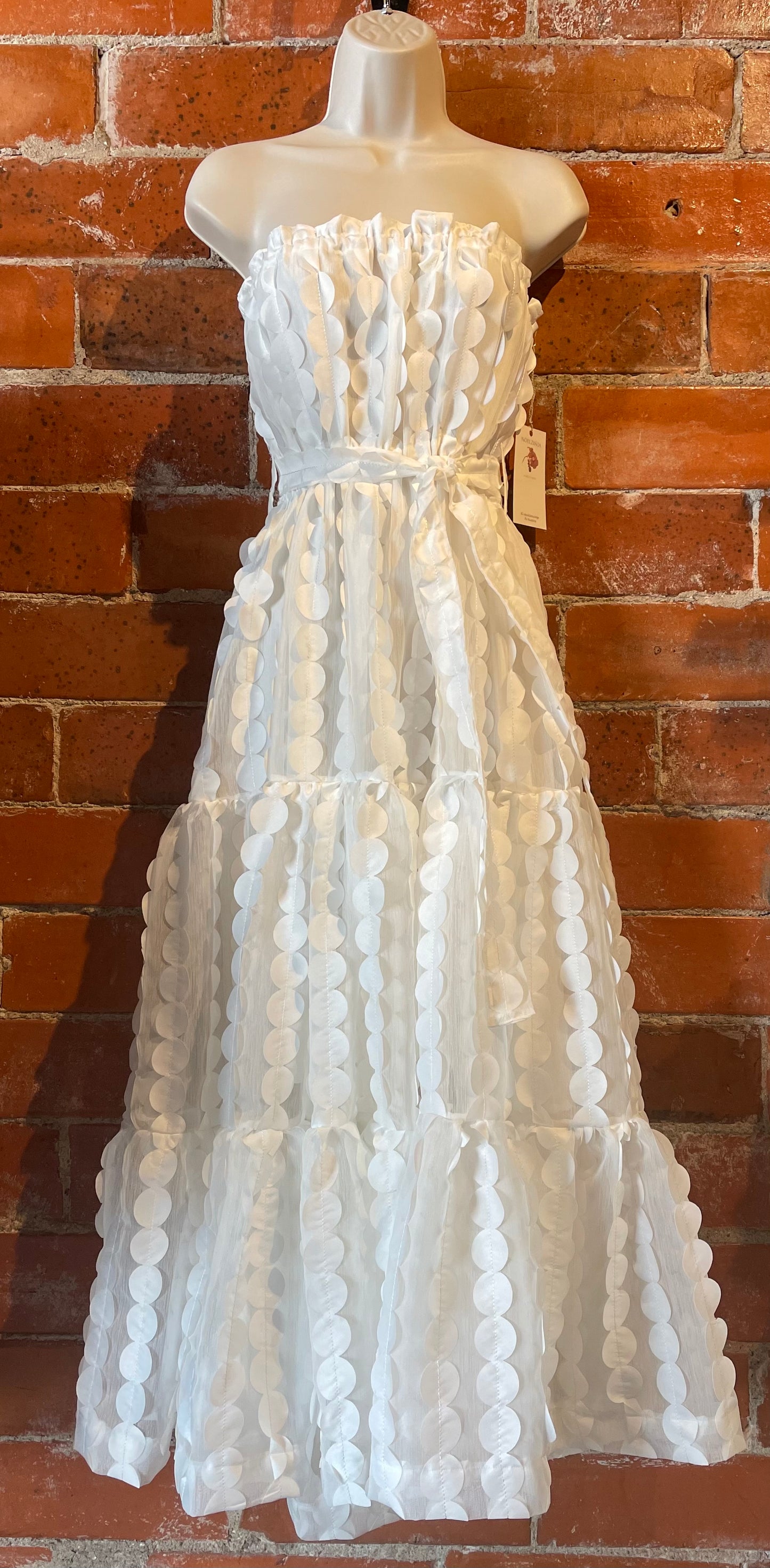 Look 1- The Blanco Dot Dress