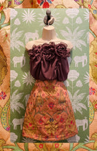 Load image into Gallery viewer, Parisian Silk Brocade Mini Skirt
