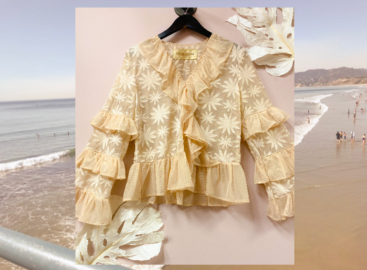 Cali Palms Blouse