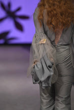 Load image into Gallery viewer, “La Combinaison” Grey Silk &amp; Chiffon Jumpsuit- Fleurs Presses F/W 19/20 VFW
